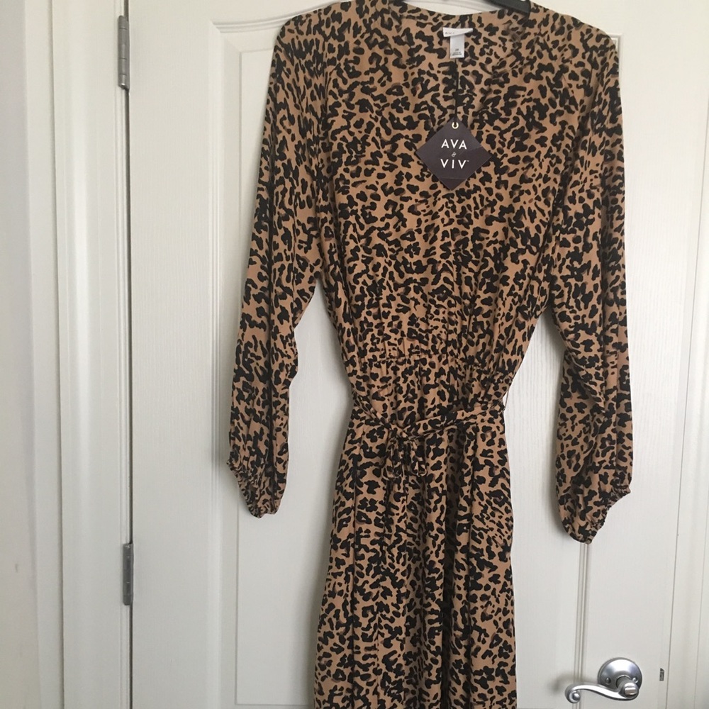 Womens Leopard print dress
